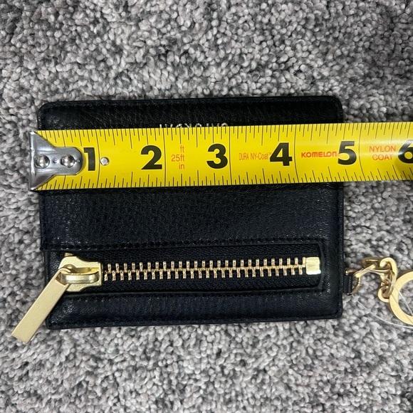 NWT! Kate Spade saturday Black zipline card and coin purse Gold Hardware - Picture 5 of 6